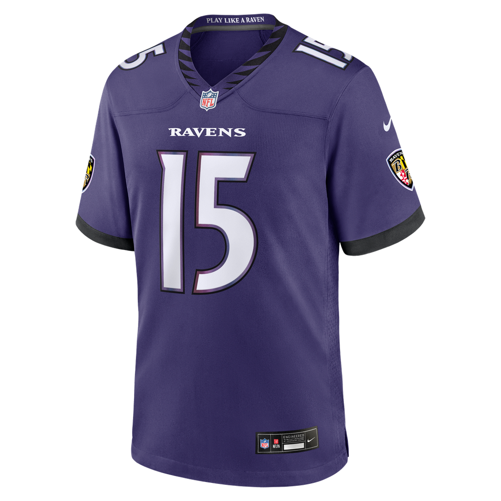 Men's Baltimore Ravens Mike Green Purple Team
