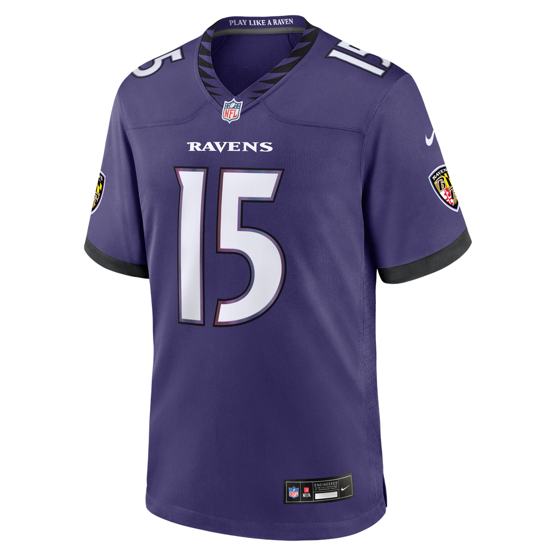 Men's Baltimore Ravens Mike Green Purple Team