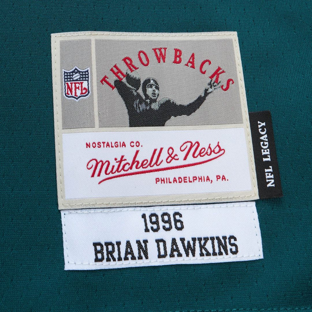 Men's Philadelphia Eagles Brian Dawkins Green Legacy Replica Jersey