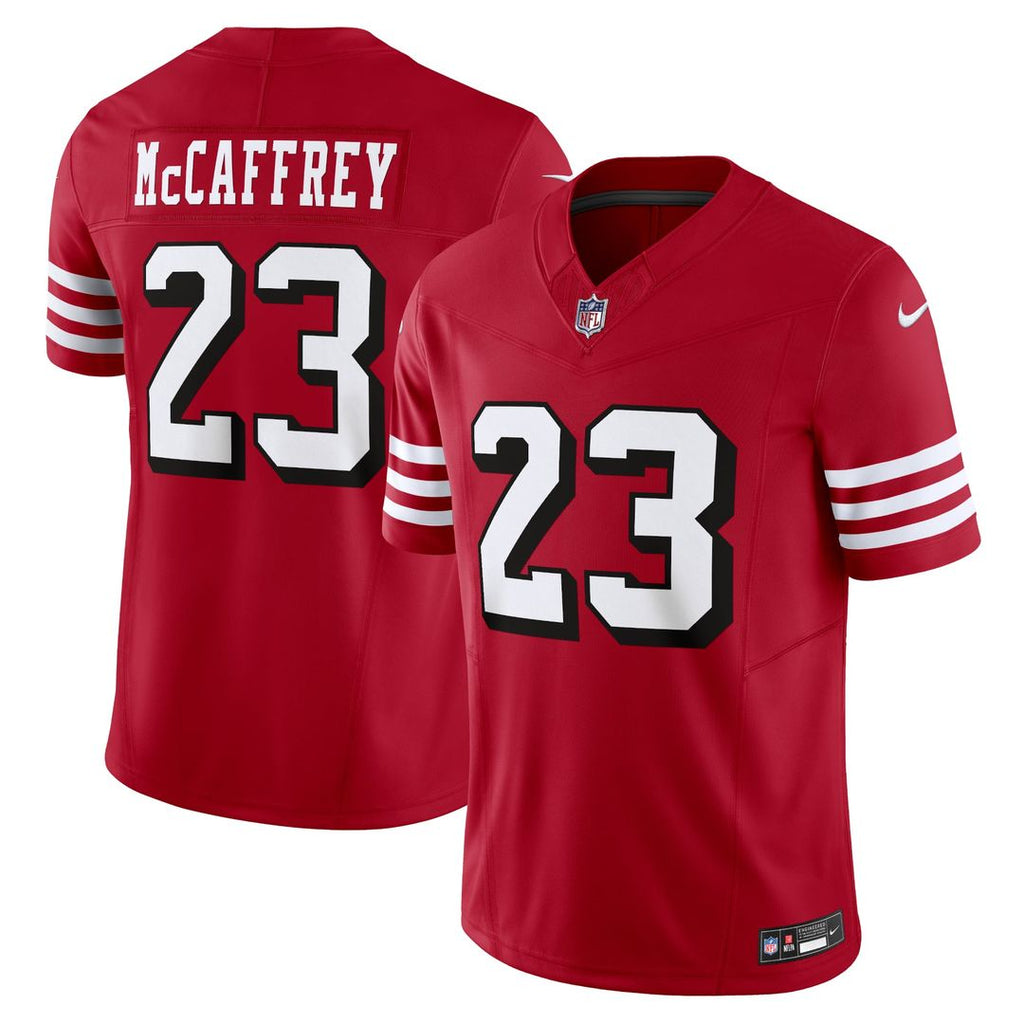 Men's San Francisco 49ers Christian McCaffrey Scarlet Vapor F.U.S.E.