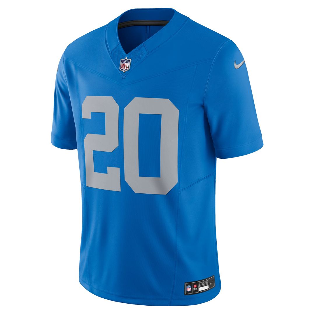 Men's Detroit Lions Barry Sanders Blue Vapor F.U.S.E. Alternate