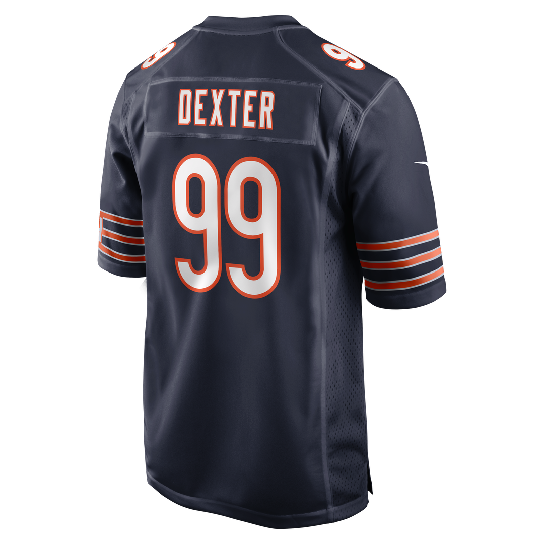 Men's Chicago Bears Gervon Dexter Sr Navy Team