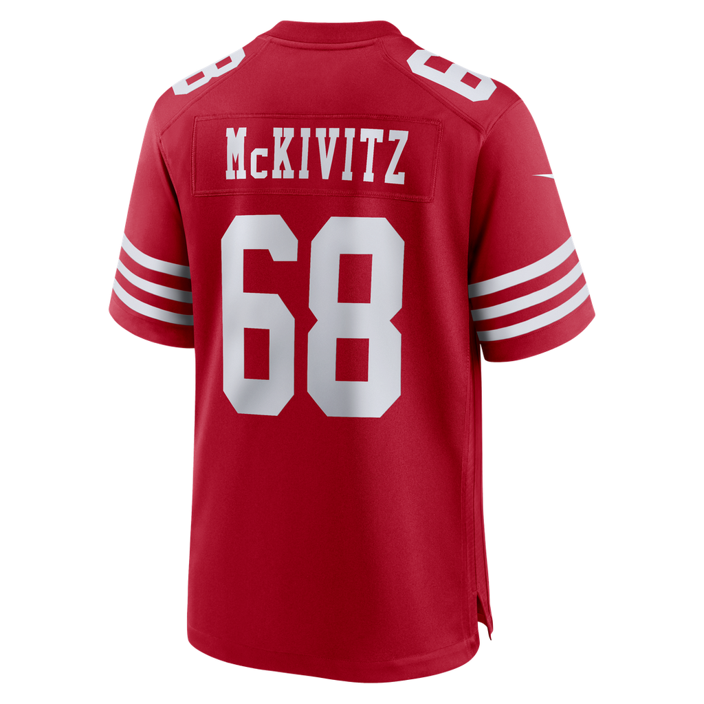 Men's San Francisco 49ers Colton McKivitz Scarlet