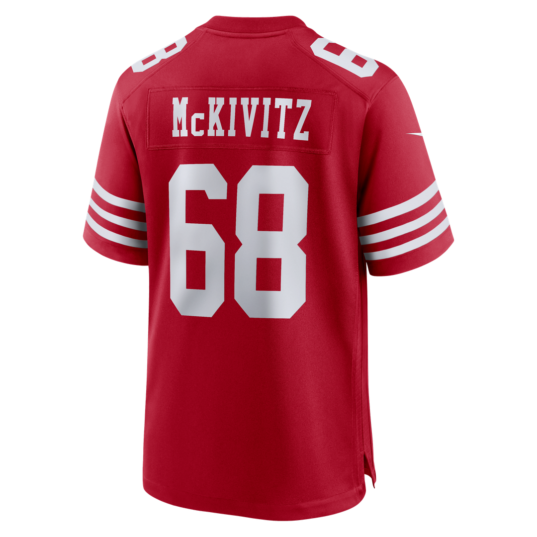 Men's San Francisco 49ers Colton McKivitz Scarlet