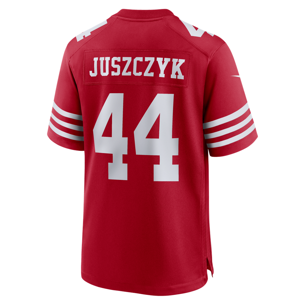 Men's San Francisco 49ers Kyle Juszczyk Scarlet 80th Anniversary