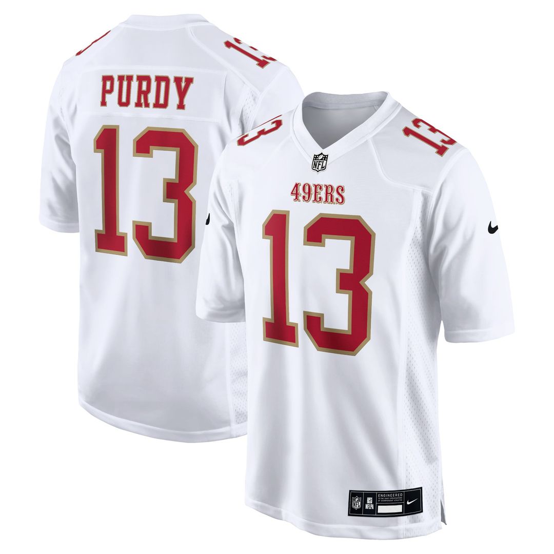 Men's San Francisco 49ers Brock Purdy Tundra White Fashion