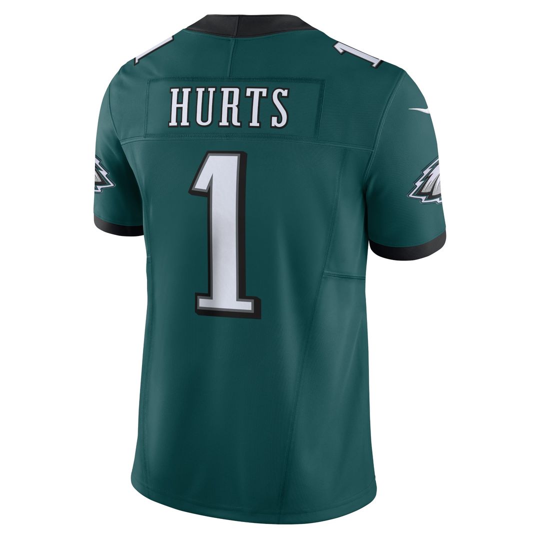 Men's Philadelphia Eagles Jalen Hurts Green Vapor F.U.S.E.