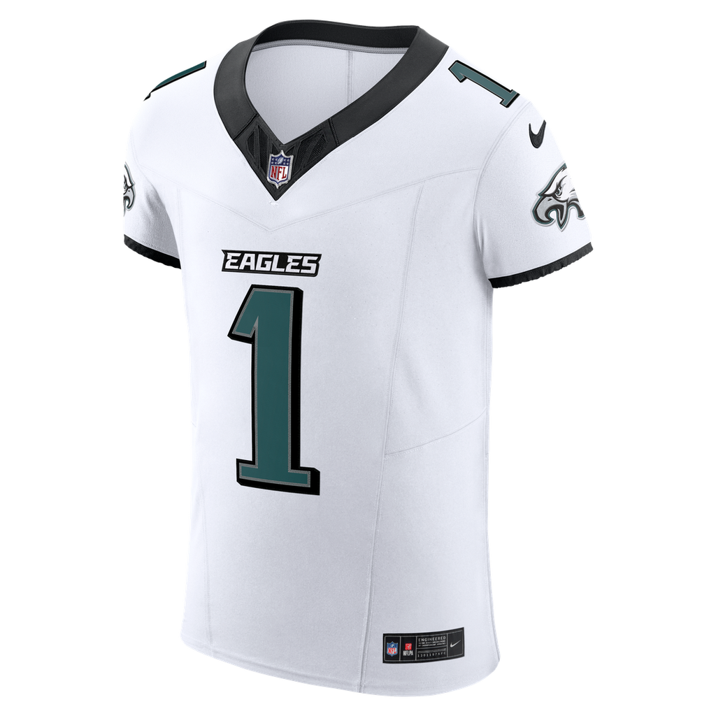 Men's Philadelphia Eagles Jalen Hurts White Vapor F.U.S.E. Elite Jersey