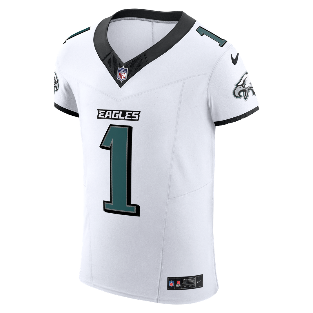 Men's Philadelphia Eagles Jalen Hurts White Vapor F.U.S.E. Elite Jersey