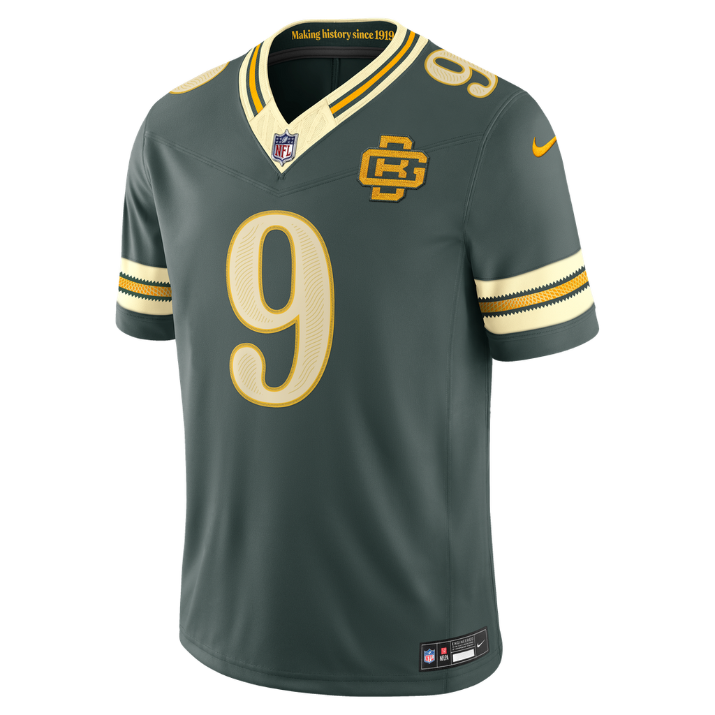 Men's Green Bay Packers Christian Watson Green 2026 Rivalries Collection Stitched Jersey
