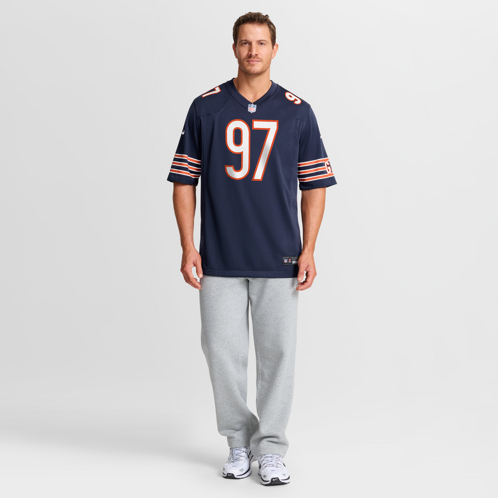 Men's Chicago Bears James Lynch Navy Team