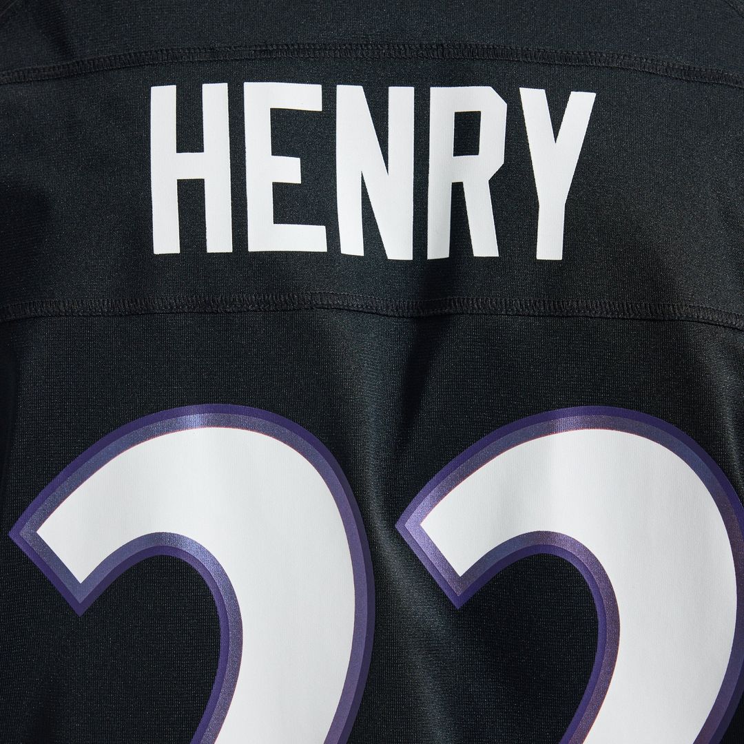 Men's Baltimore Ravens Derrick Henry Black Alternate