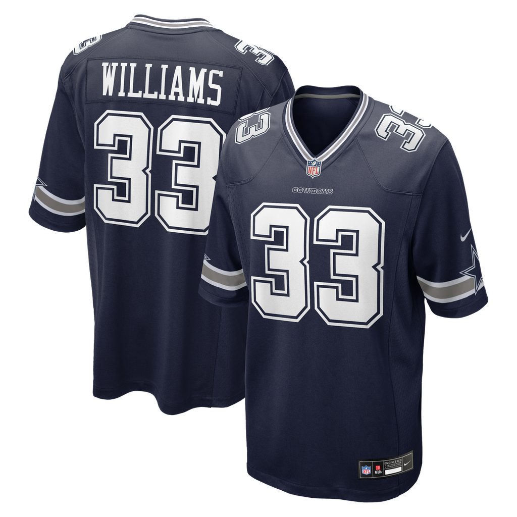Men's Dallas Cowboys Javonte Williams Navy Team