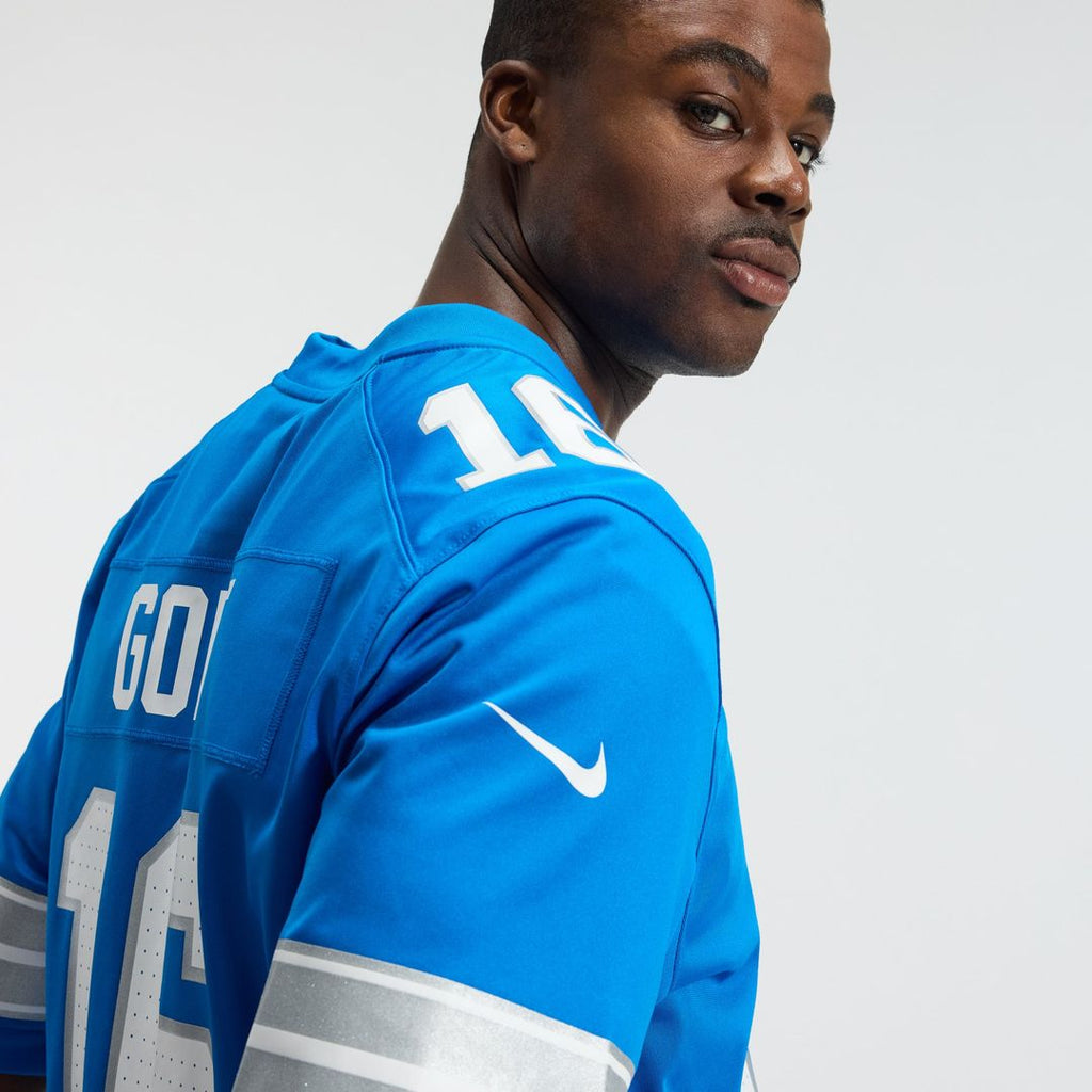 Men's Detroit Lions Jared Goff Blue