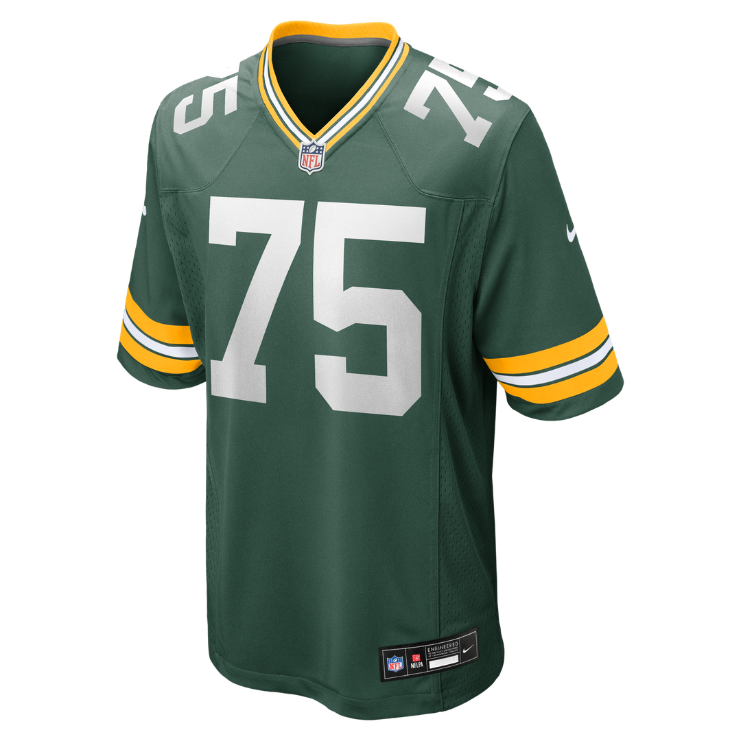 Men's Green Bay Packers Sean Rhyan Green Game Player Jersey