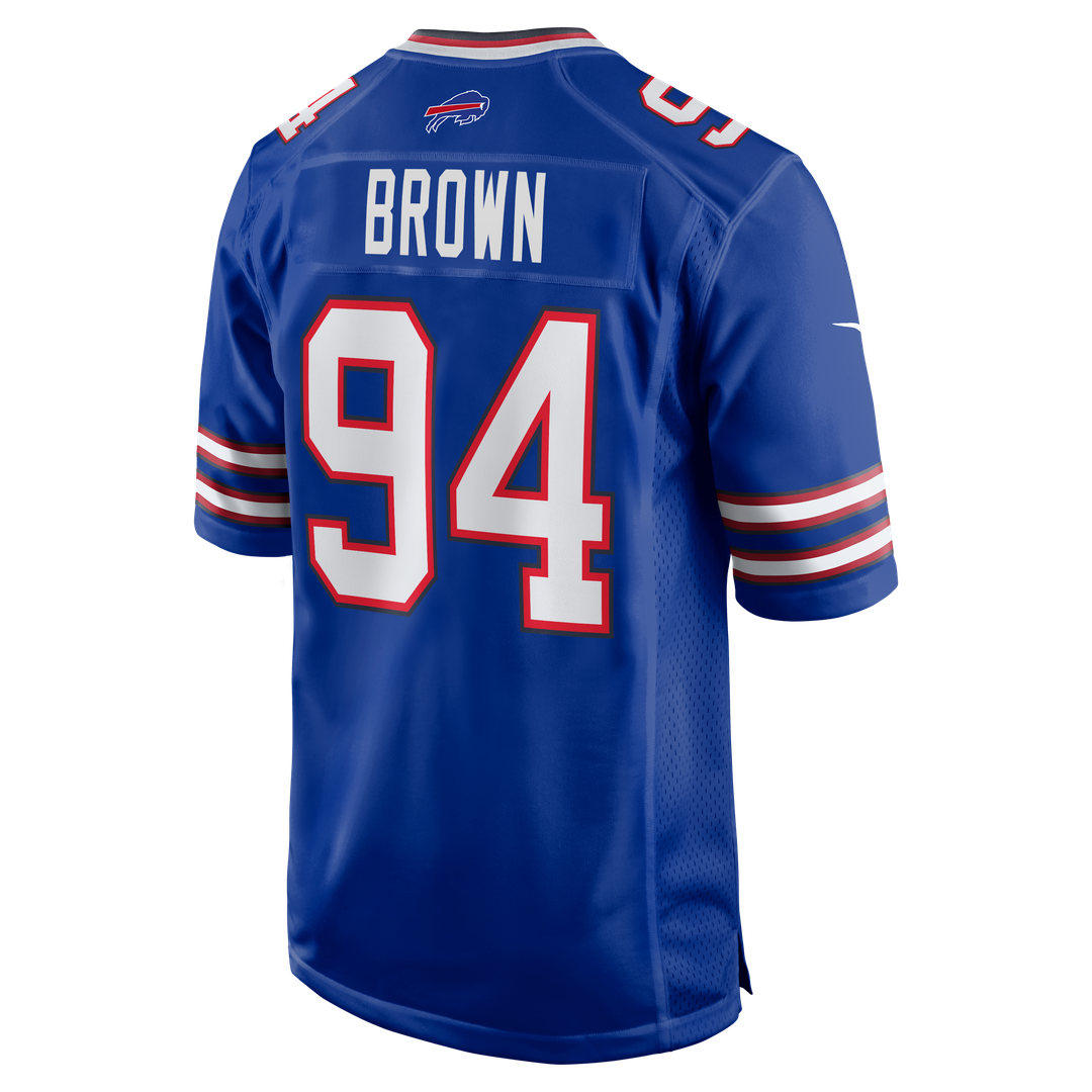 Men's Buffalo Bills Andrew Brown Royal