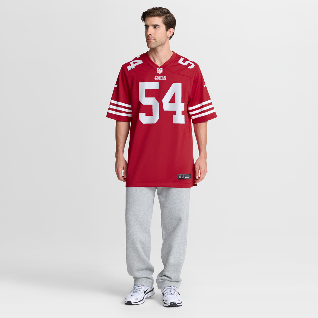 Men's San Francisco 49ers Fred Warner White Player
