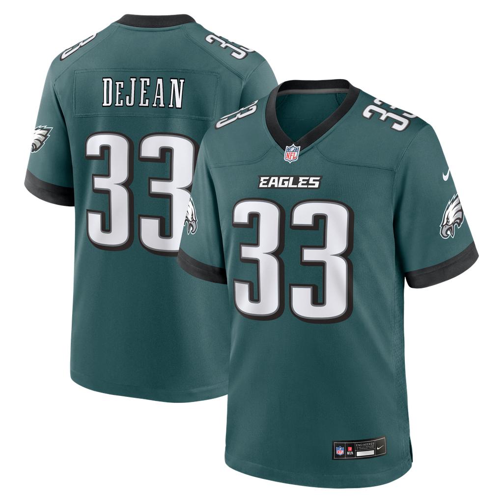 Men's Philadelphia Eagles Cooper DeJean Black Alternate