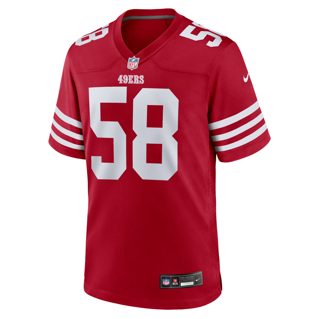 Men's San Francisco 49ers Jarrett Patterson Scarlet Team