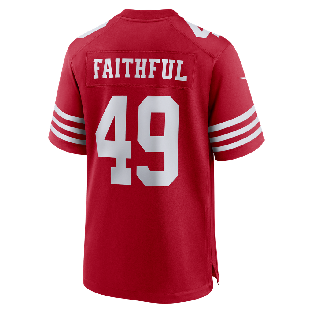 Men's San Francisco 49ers The Faithful Scarlet 80th Anniversary