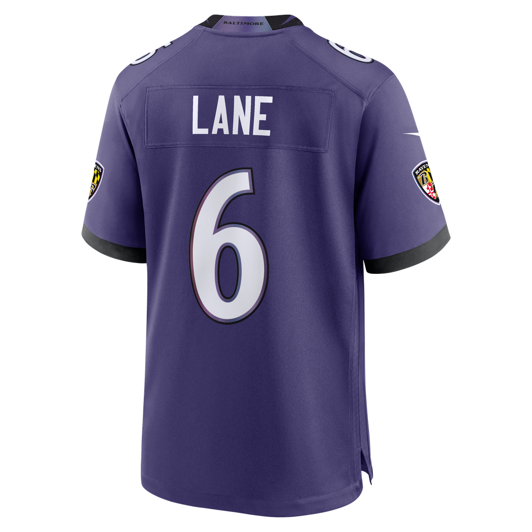 Men's Baltimore Ravens Ja'Kobi Lane Purple Team