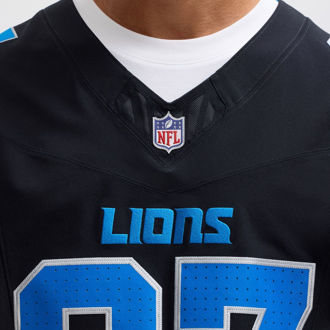 Men's Detroit Lions Aidan Hutchinson Black Alternate Vapor F.U.S.E. Elite Jersey