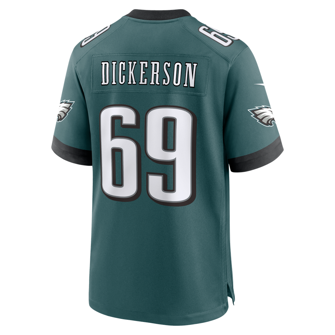 Men's Philadelphia Eagles Landon Dickerson Midnight Green Team