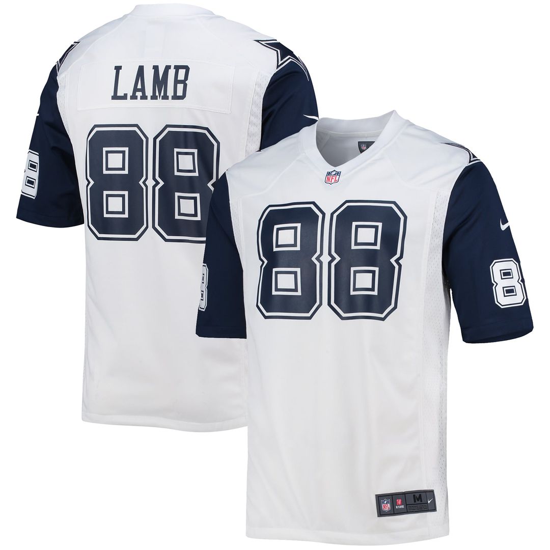 Men's Dallas Cowboys CeeDee Lamb Navy Alternate Game Team Jersey