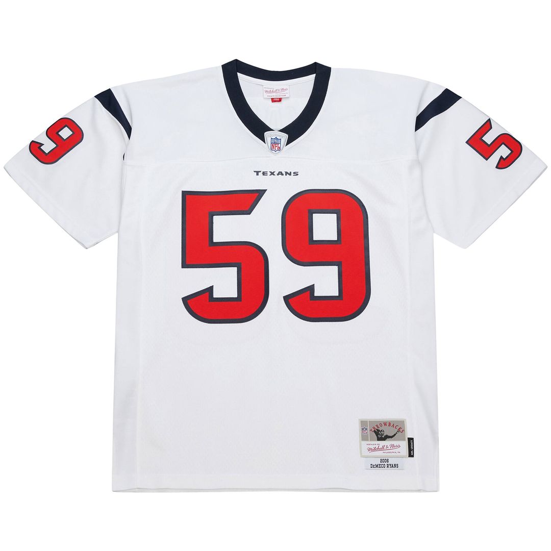 Men's Houston Texans DeMeco Ryans White 2006 Legacy Replica Jersey