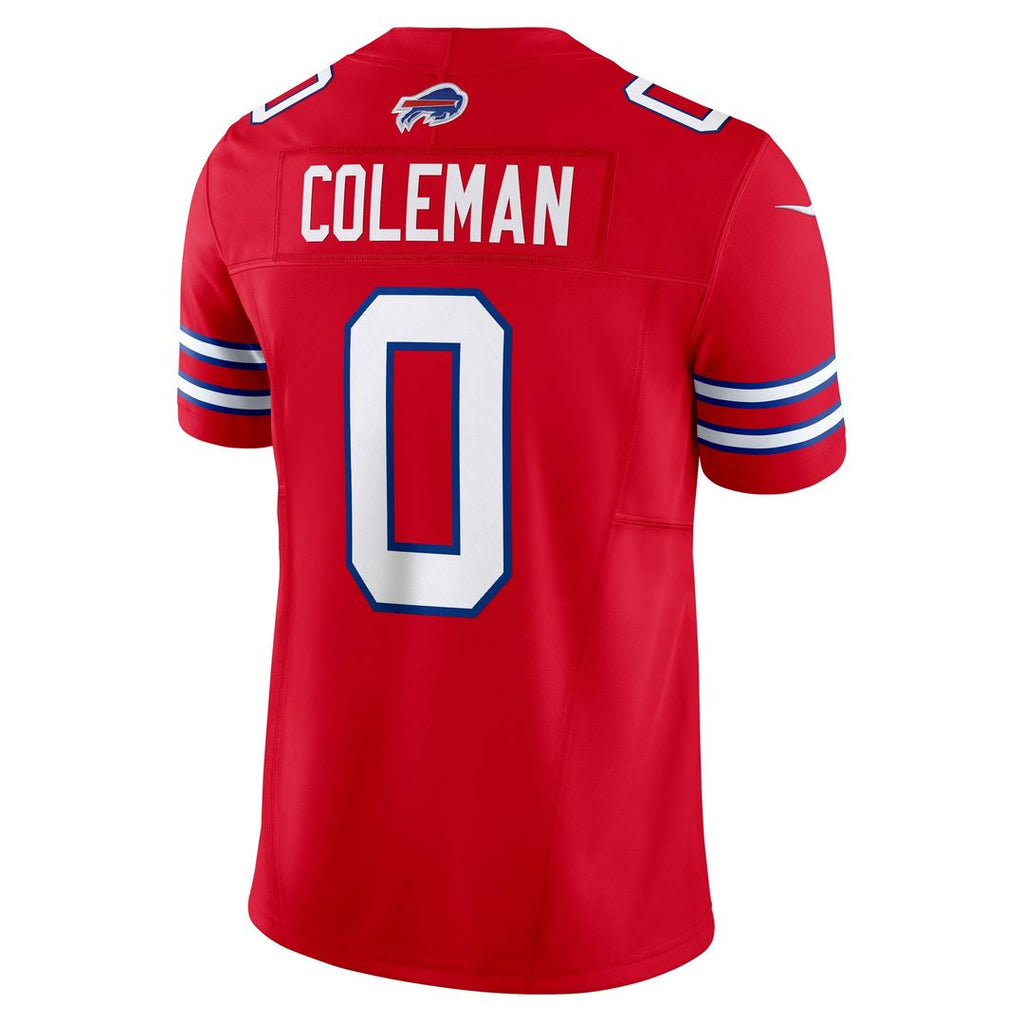 Men's Buffalo Bills Keon Coleman Red Alternate Vapor F.U.S.E.