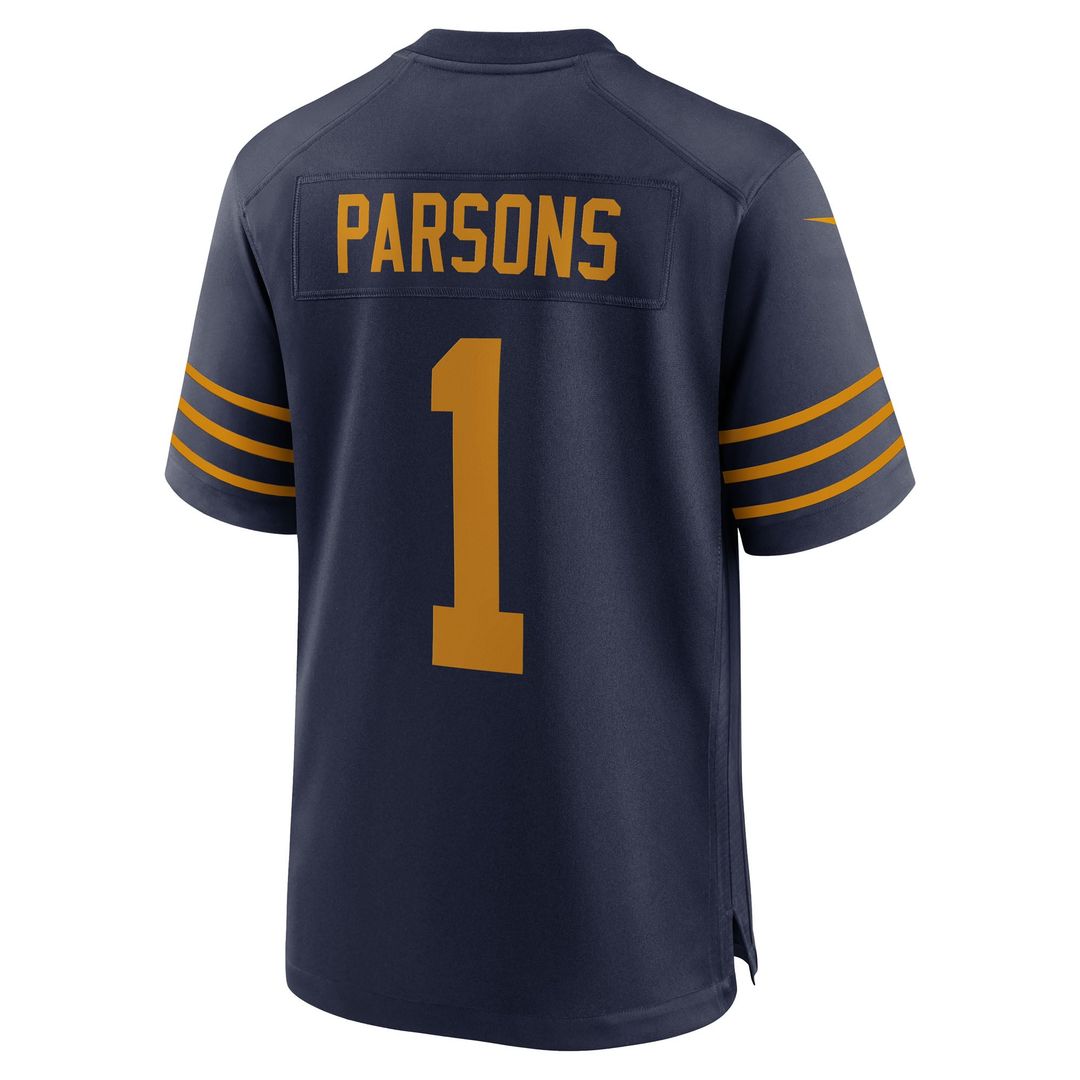 Men's Green Bay Packers Micah Parsons Navy The 1923 Classic Jersey