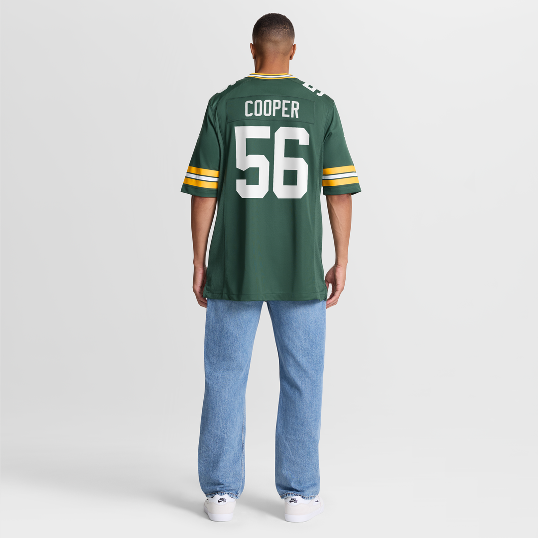 Men's Green Bay Packers Edgerrin Cooper Green Jersey