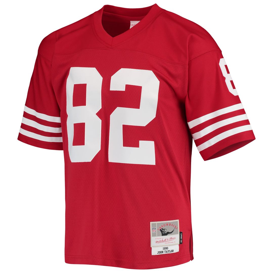Men's San Francisco 49ers John Taylor Scarlet Legacy Replica Jersey