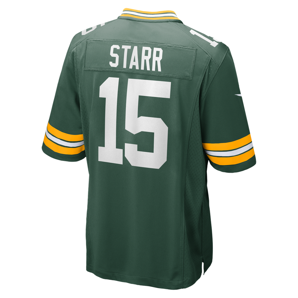 Men's Green Bay Packers Bart Starr Green Game Retired Player Jersey