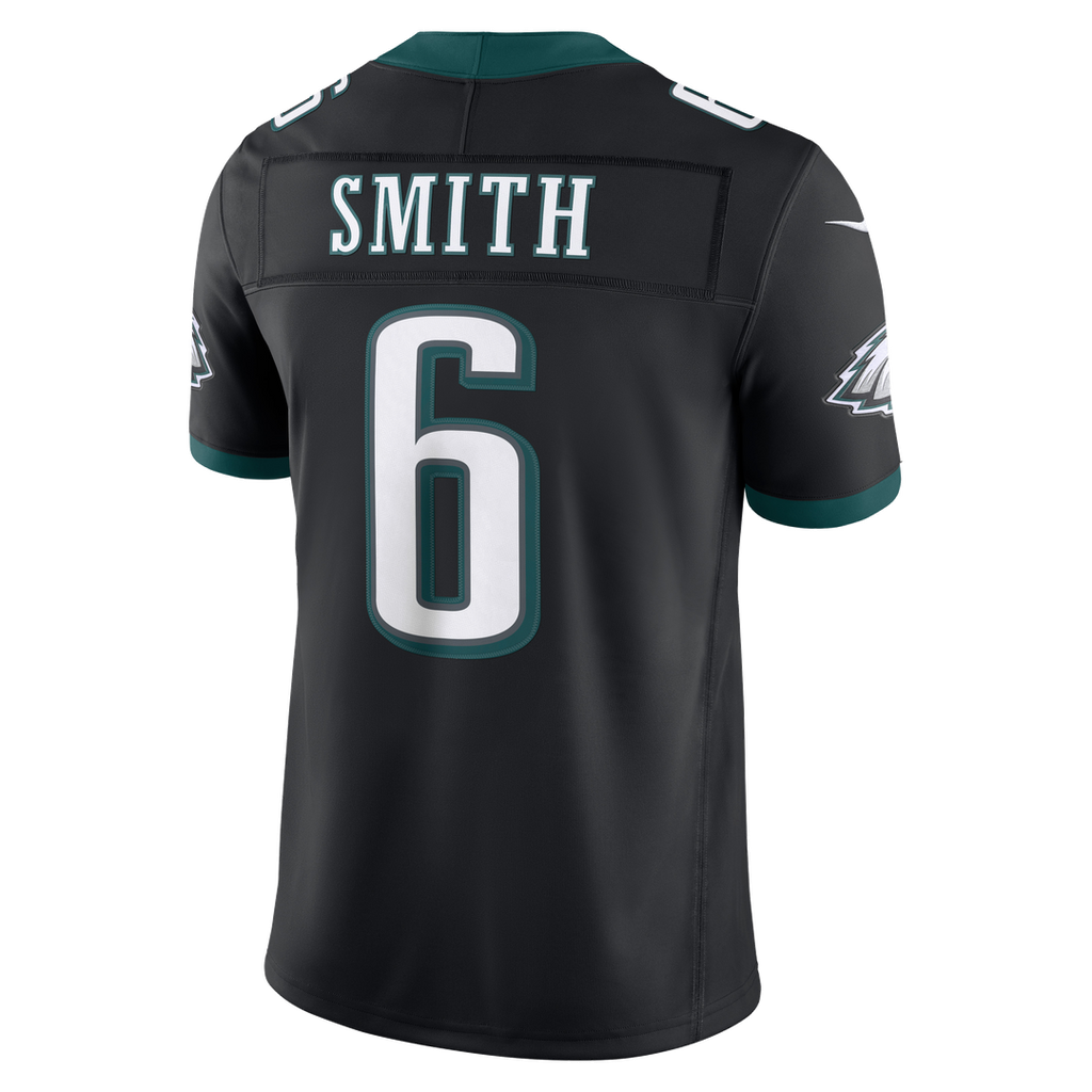 Men's Philadelphia Eagles DeVonta Smith Midnight Green Team Vapor F.U.S.E. Stitched
