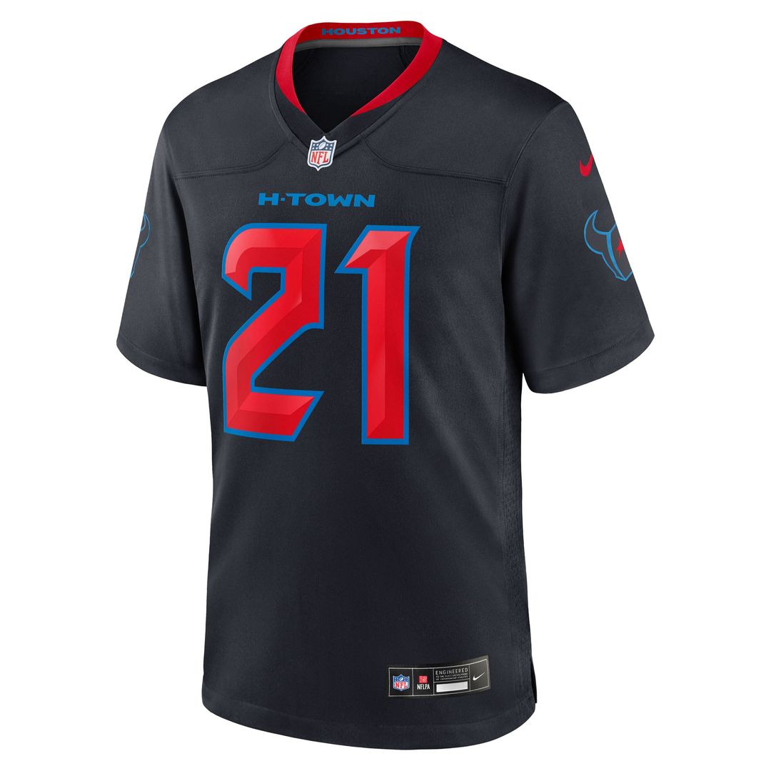 Men's Houston Texans Nick Chubb Navy Alternate 2