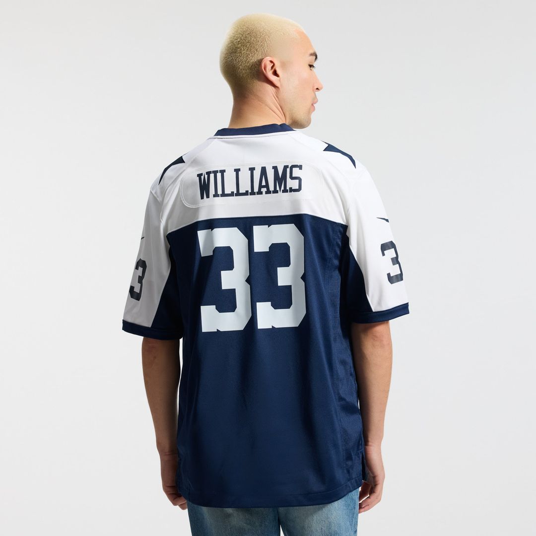 Men's Dallas Cowboys Javonte Williams Navy Alternate
