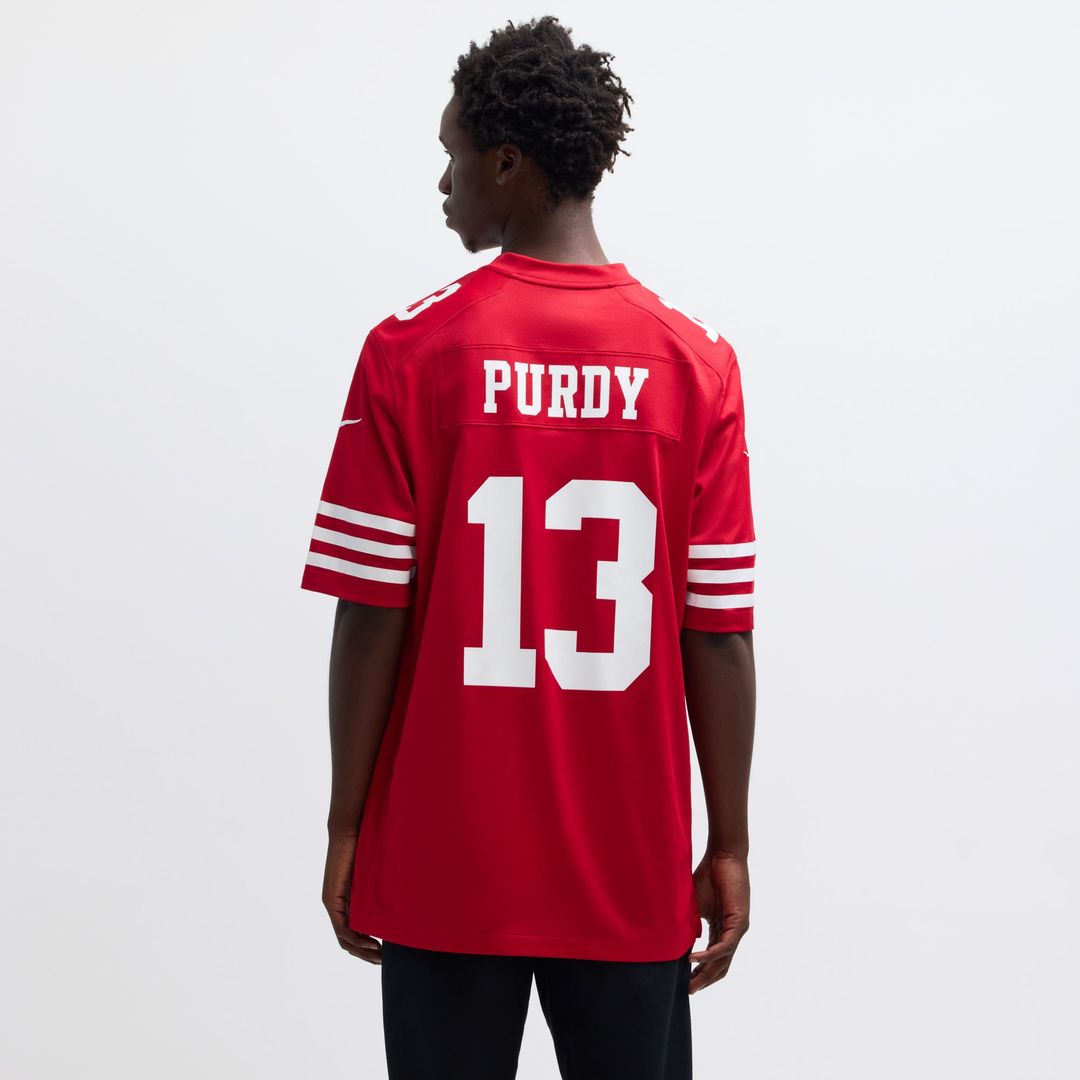 Men's San Francisco 49ers Brock Purdy Scarlet Game Player Jersey