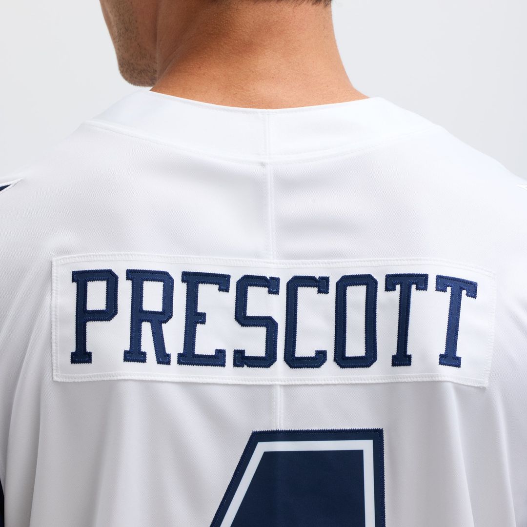 Men's Dallas Cowboys Dak Prescott Navy Vapor Limited Player Jersey