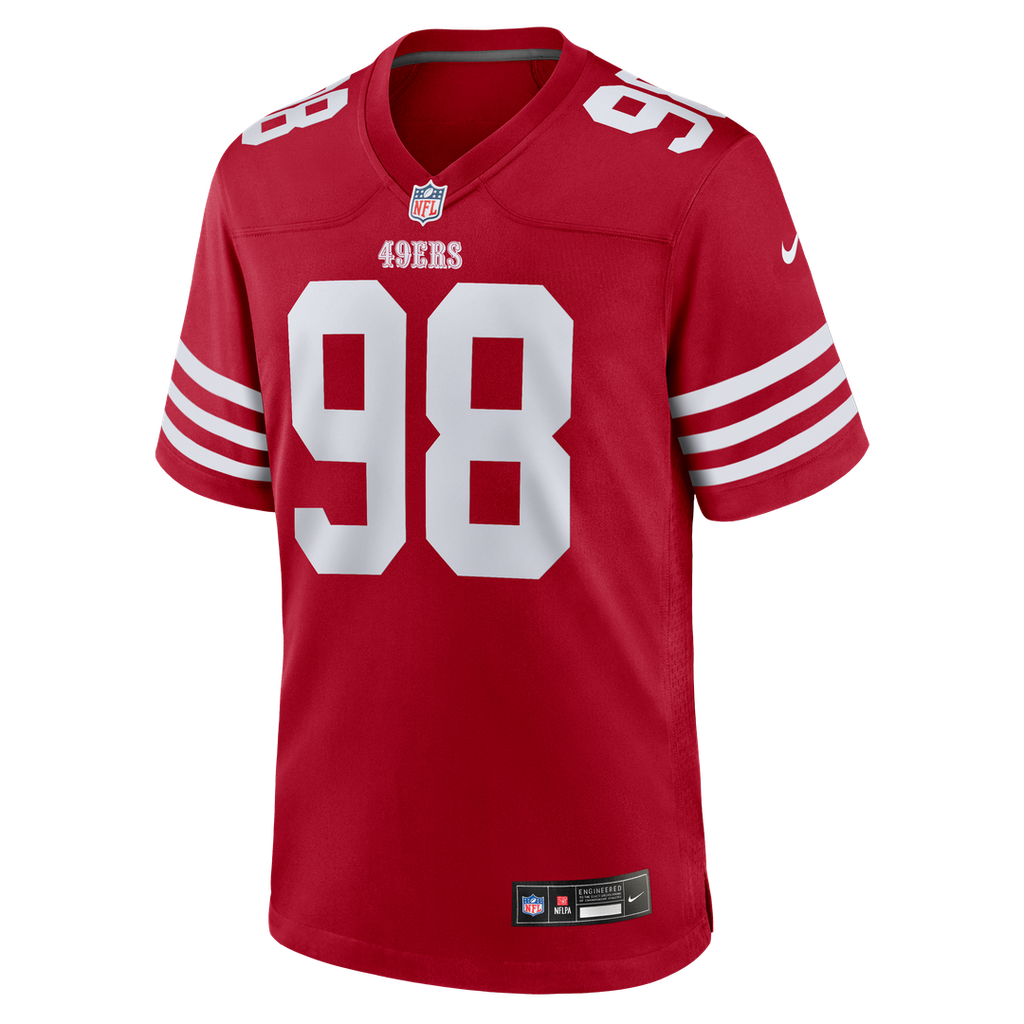 Men's San Francisco 49ers Mykel Williams Scarlet Team