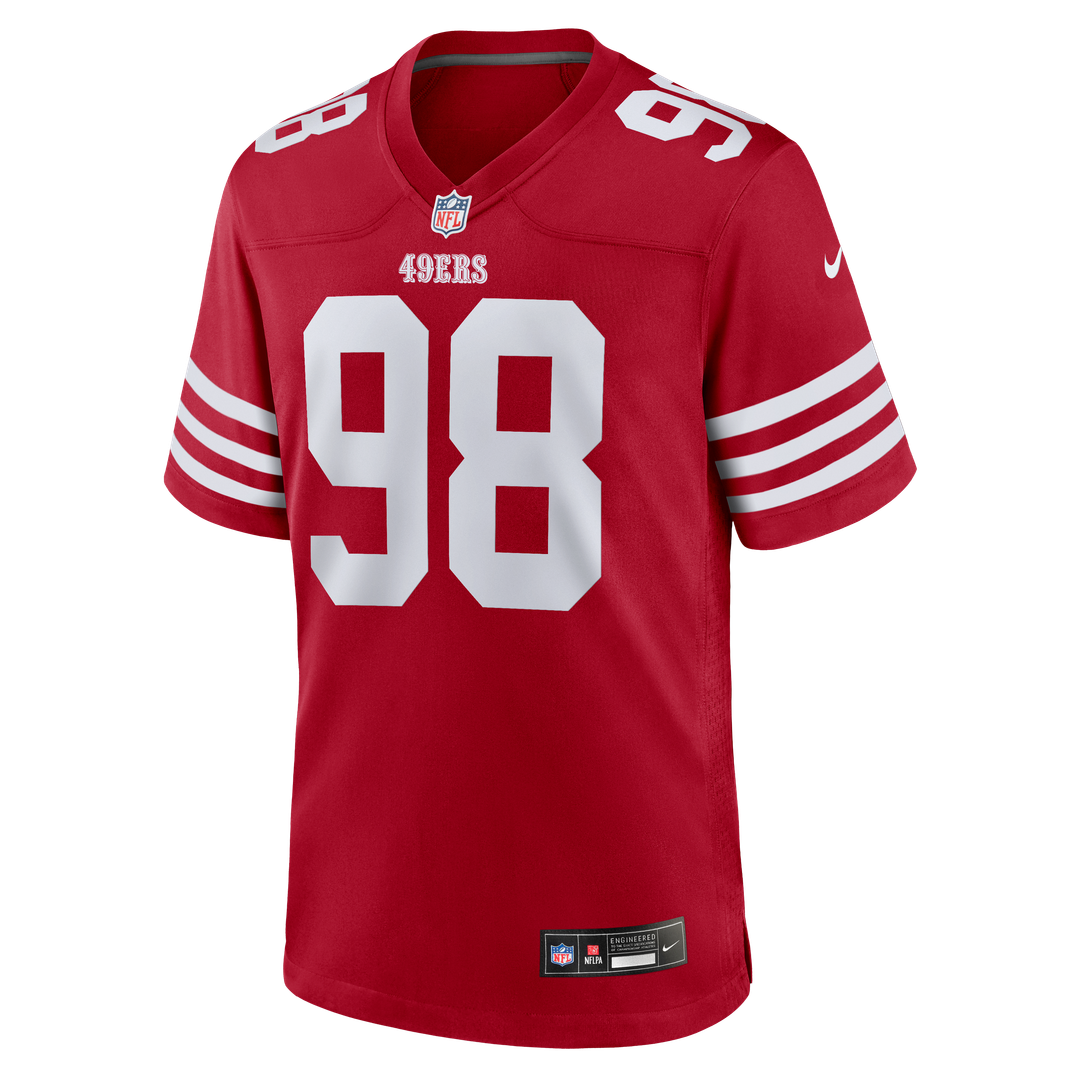 Men's San Francisco 49ers Mykel Williams Scarlet Team