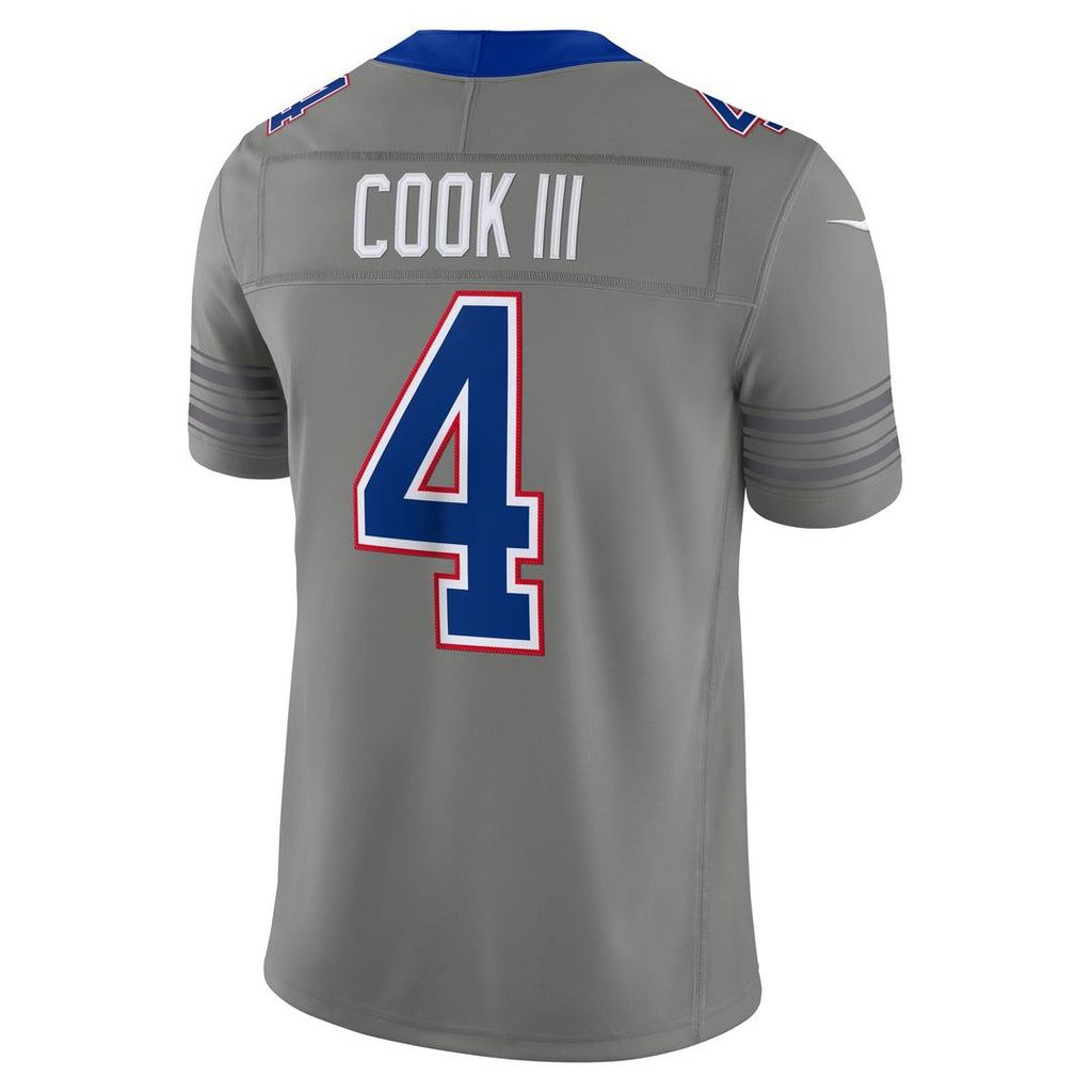 Men's Buffalo Bills James Cook III Royal Team Vapor F.U.S.E. Stitched