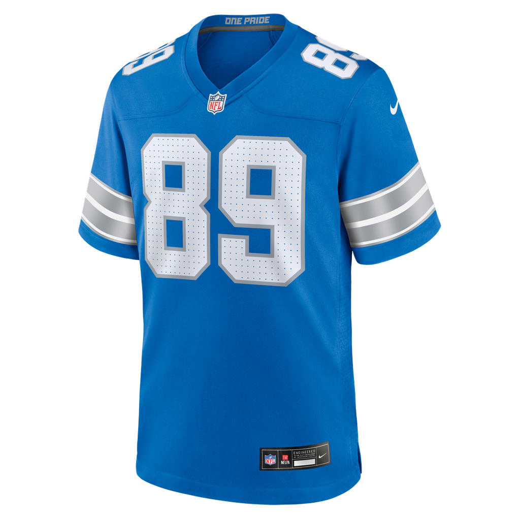 Men's Detroit Lions Brock Wright Blue Team