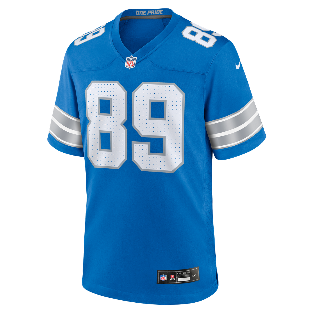 Men's Detroit Lions Brock Wright Blue Team