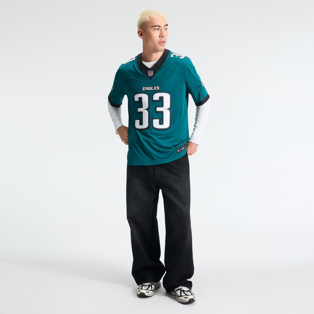 Men's Philadelphia Eagles Cooper DeJean Black Alternate Vapor F.U.S.E. Stitched
