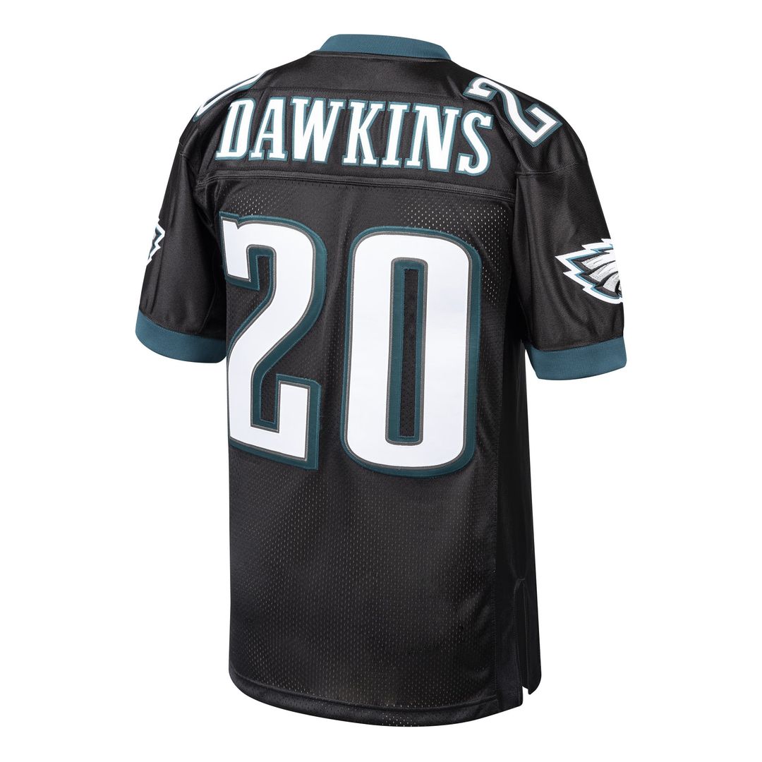 Men's Philadelphia Eagles 2003 Brian Dawkins Black Authentic Throwback Retired Player Jersey