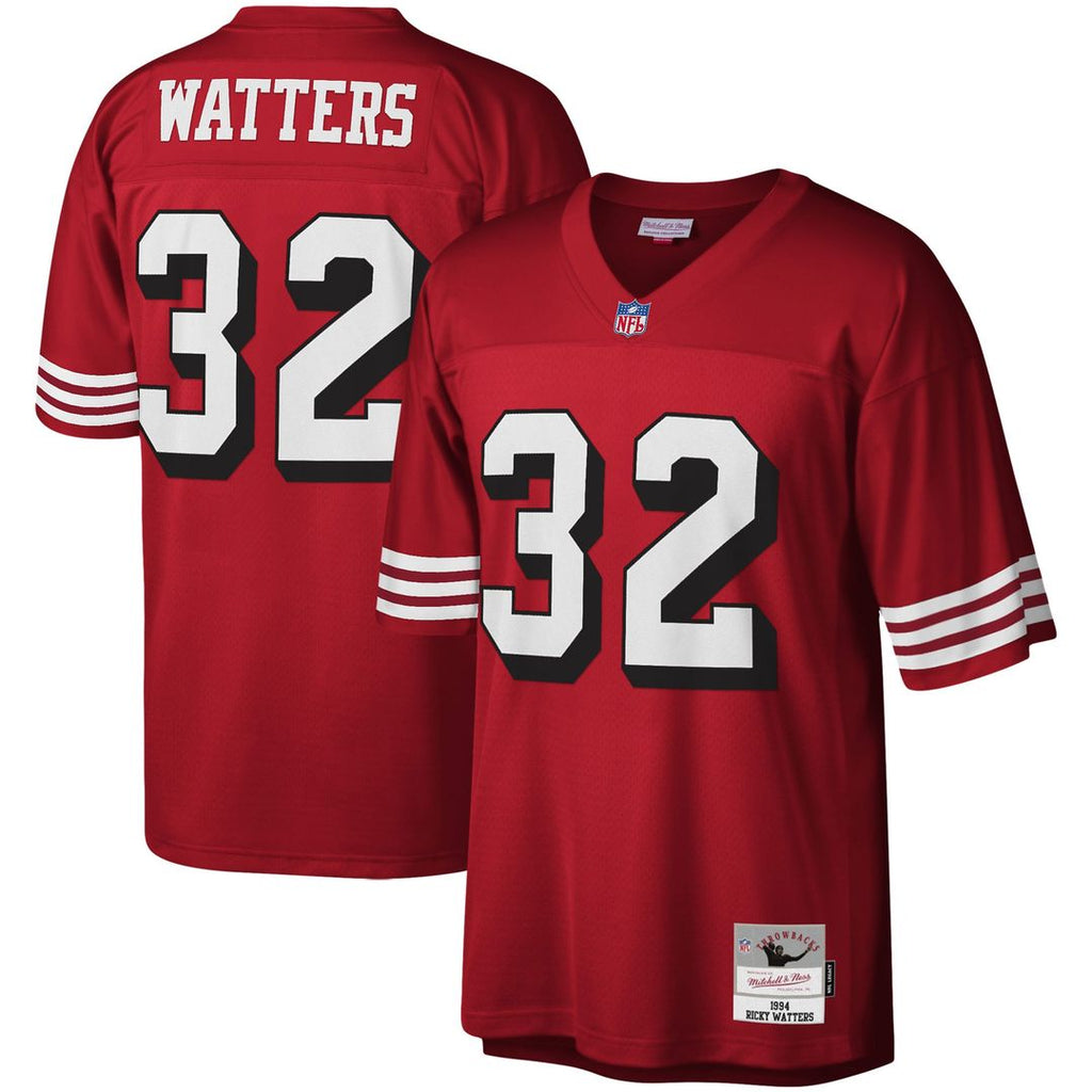 Men's San Francisco 49ers Ricky Watters White Legacy Replica Jersey
