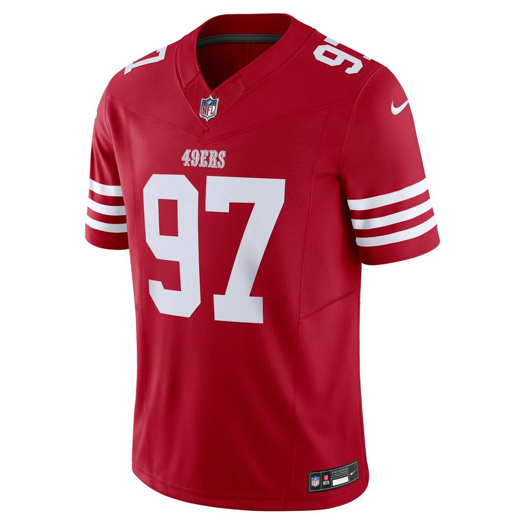 Men's San Francisco 49ers Nick Bosa Scarlet Vapor F.U.S.E.