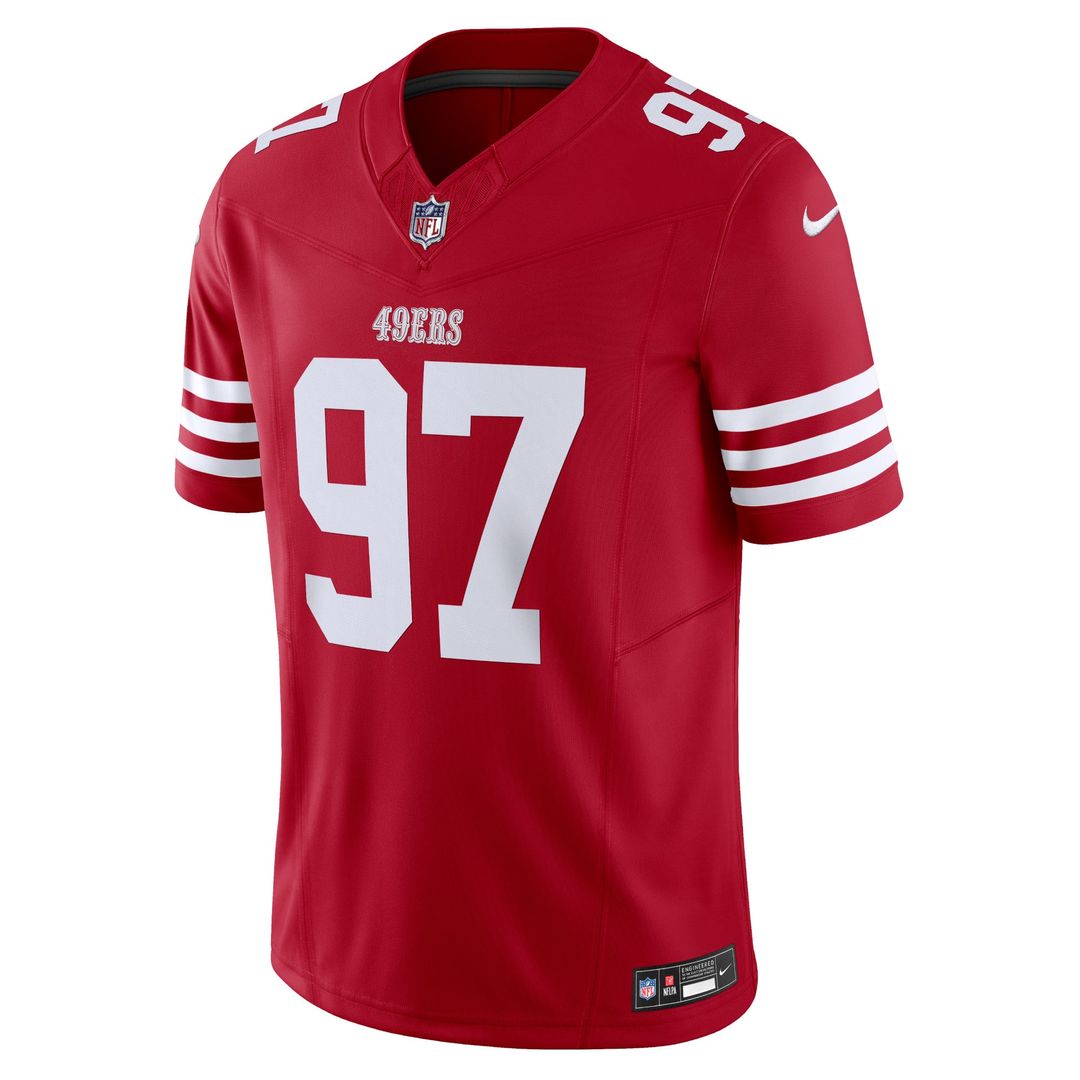 Men's San Francisco 49ers Nick Bosa Scarlet Vapor F.U.S.E.
