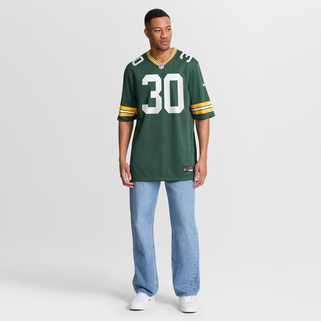 Men's Green Bay Packers Chris Brooks Green Team Jersey